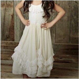 Think Pink Bows Ivory Zarah Flower Girl Dress